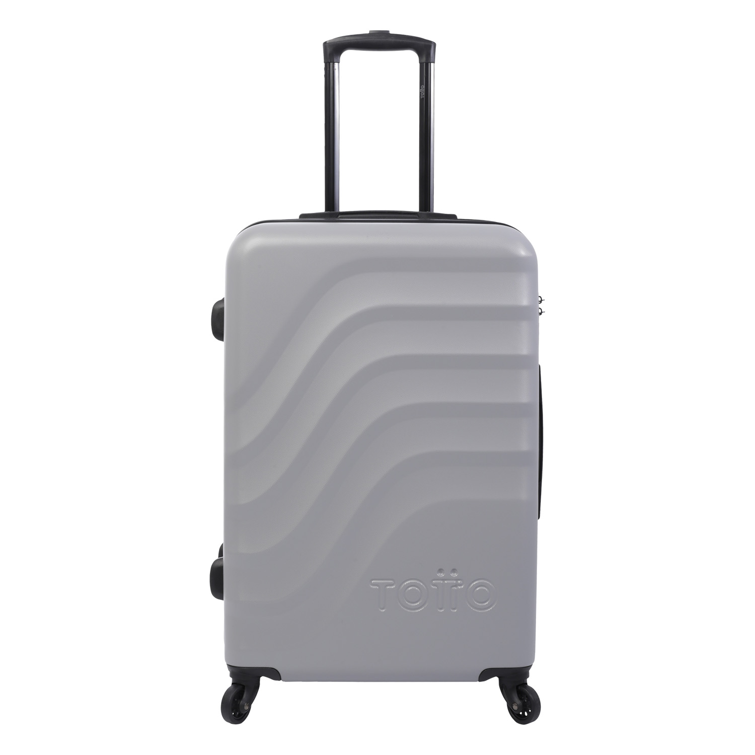 Maleta trolley mediana color gris - Bazy