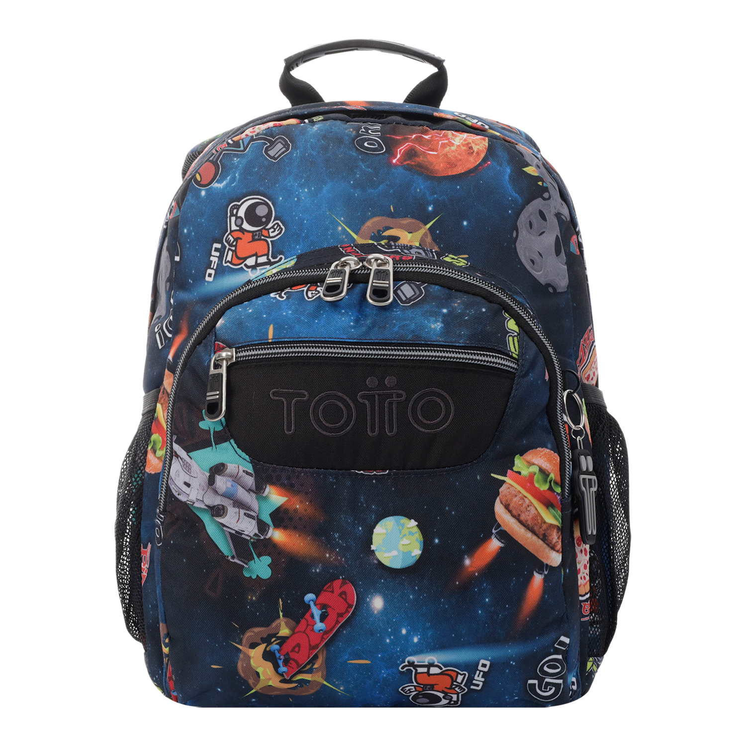 Mochila escolar estampado galaxia - Gommas