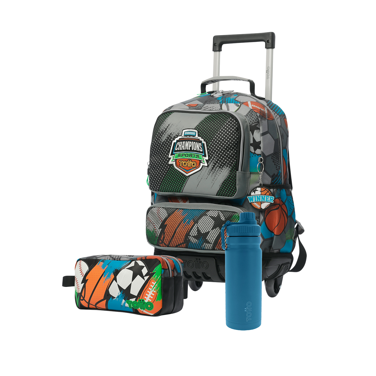 Pack Infantil Multisport X3 | Mochila de ruedas + 2 accesorios