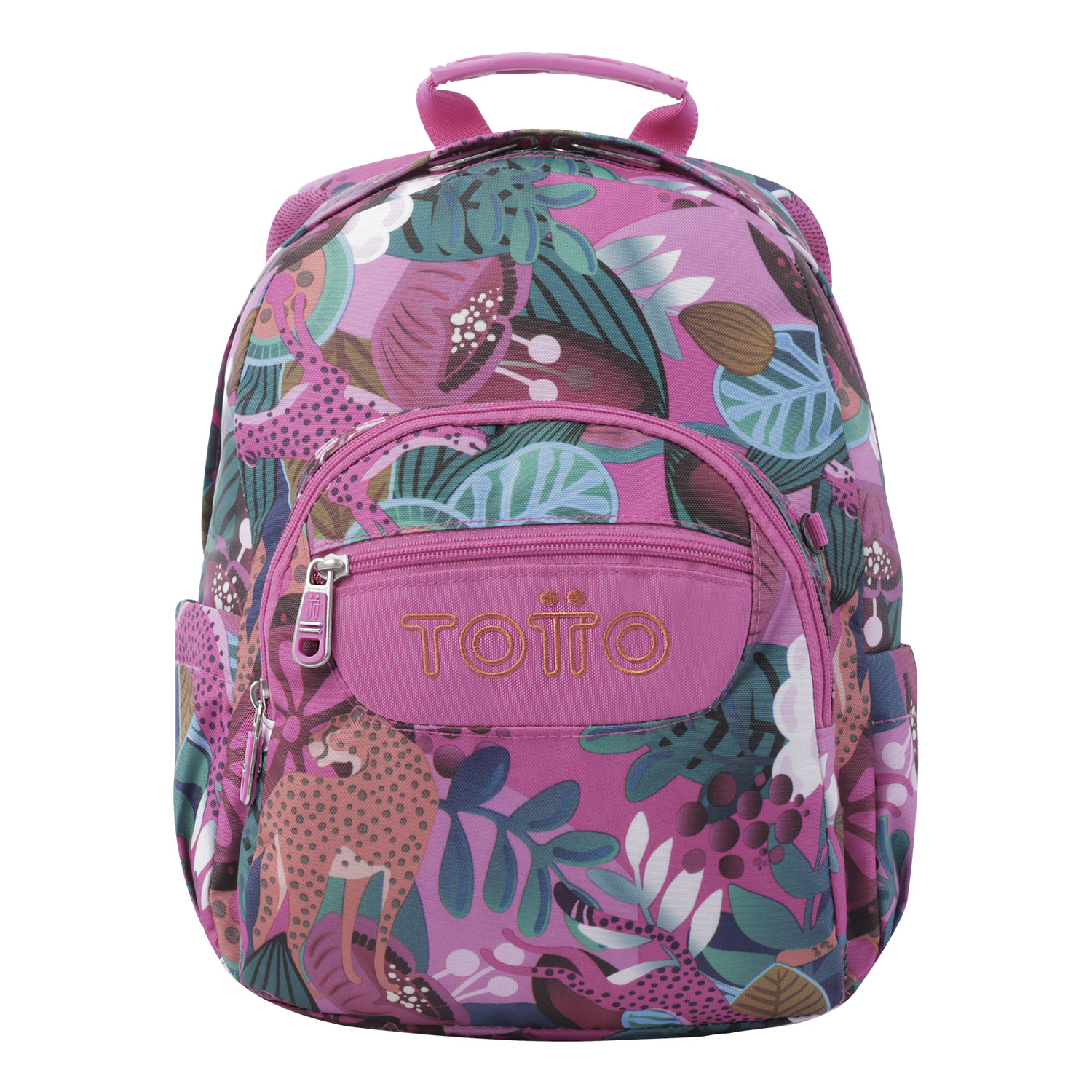 Mochila escolar con ruedas estampados pastel - Renglones - Multicolor