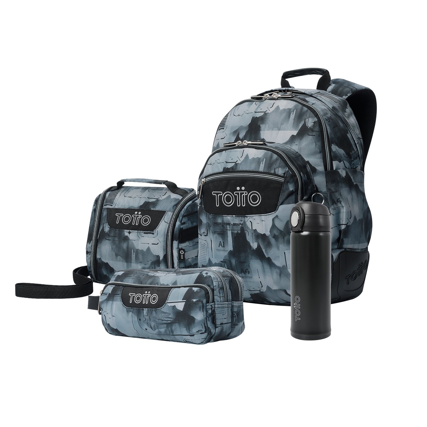 Pack Escolar Digital Hill X4 | Mochila + 3 accesorios