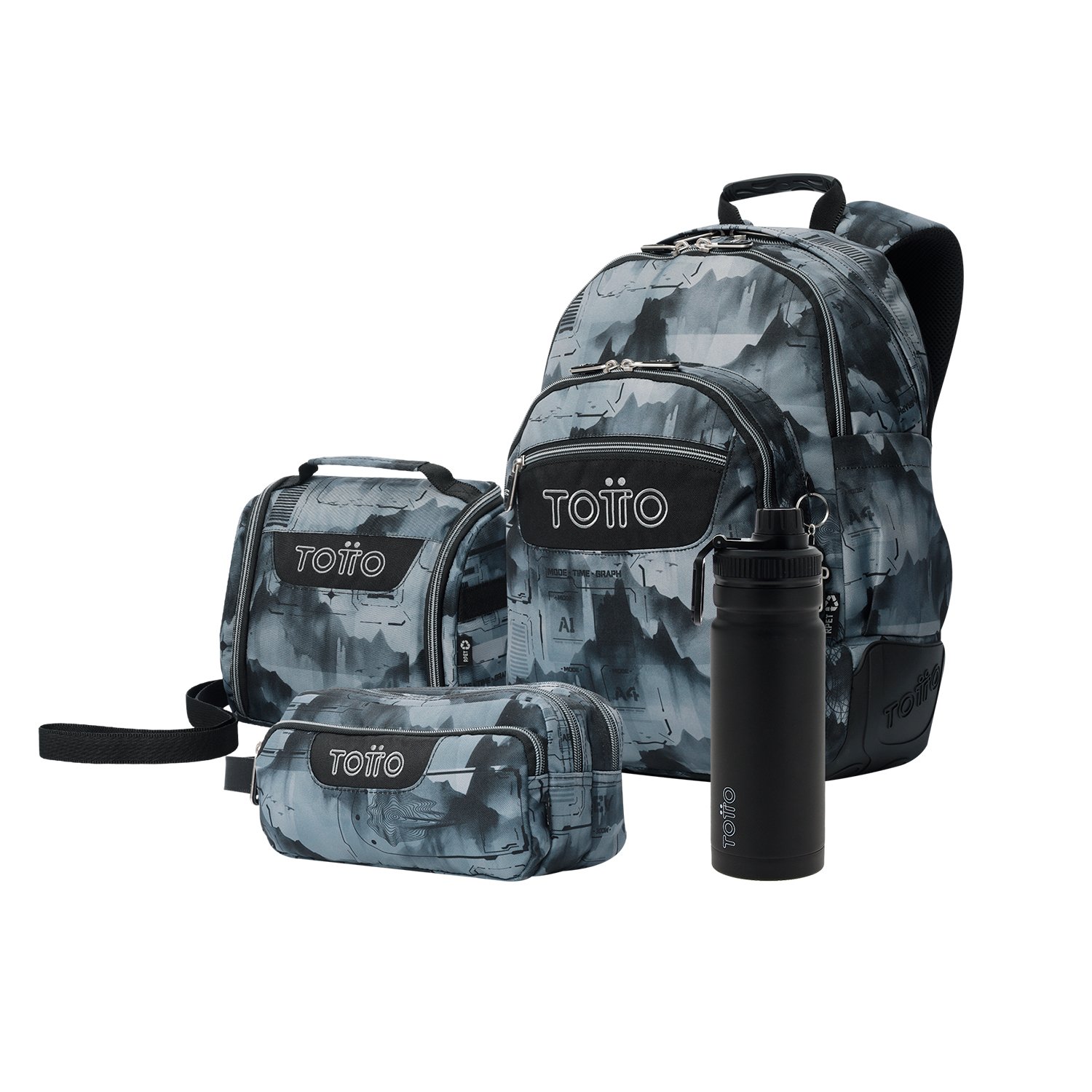 Pack Escolar Digital Hill X4 | Mochila + 3 accesorios