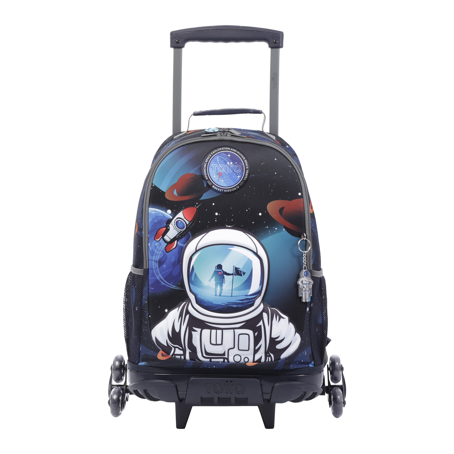 Mochila escolar grande con 3 ruedas - Astronaut