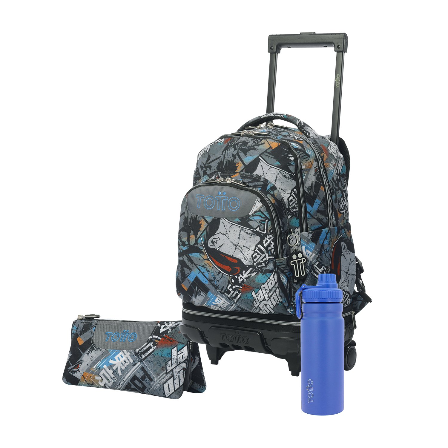 Pack Escolar Okubo X3 | Mochila de ruedas desmontable + 2 accesorios