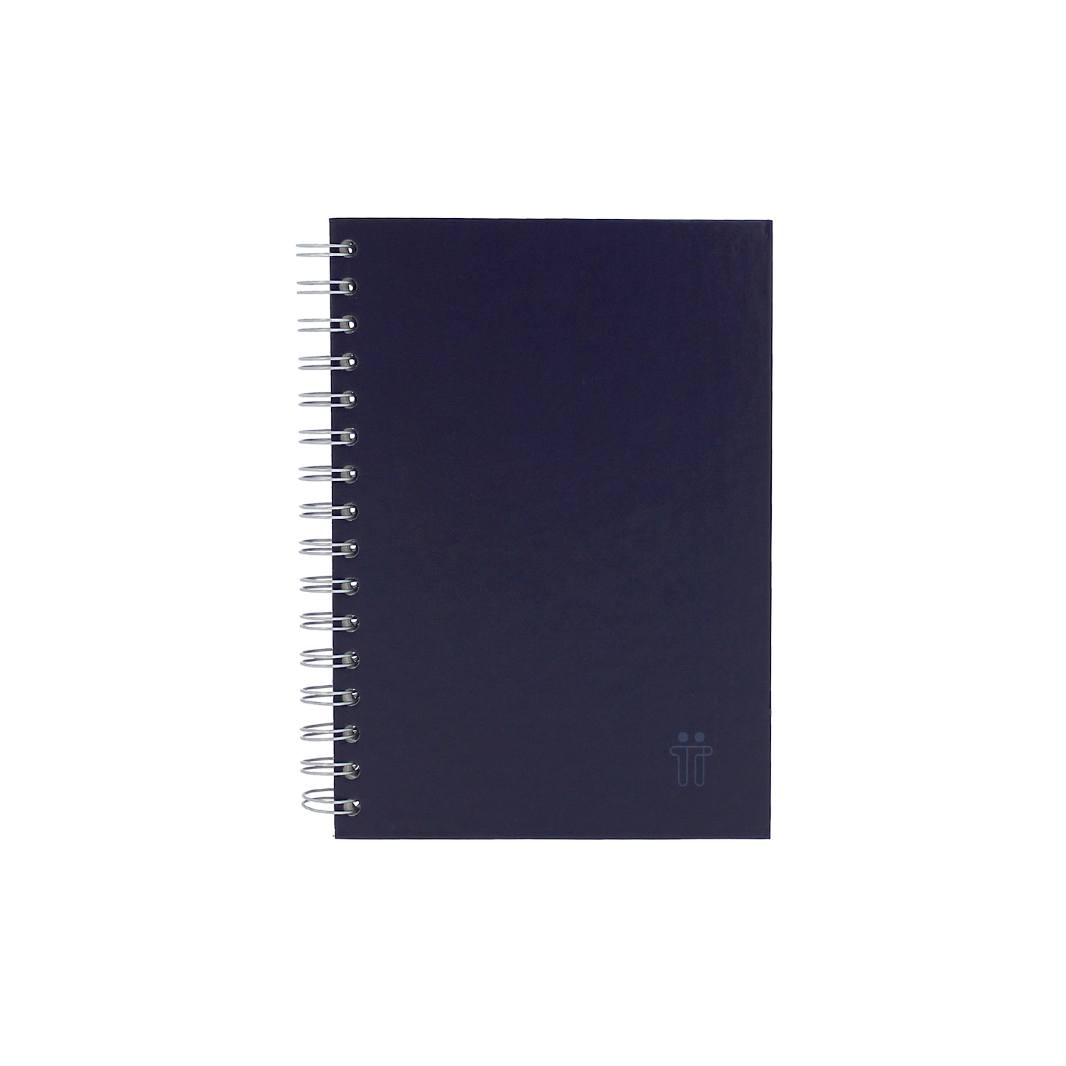 Cuaderno A5 tapa forrada azul oscuro