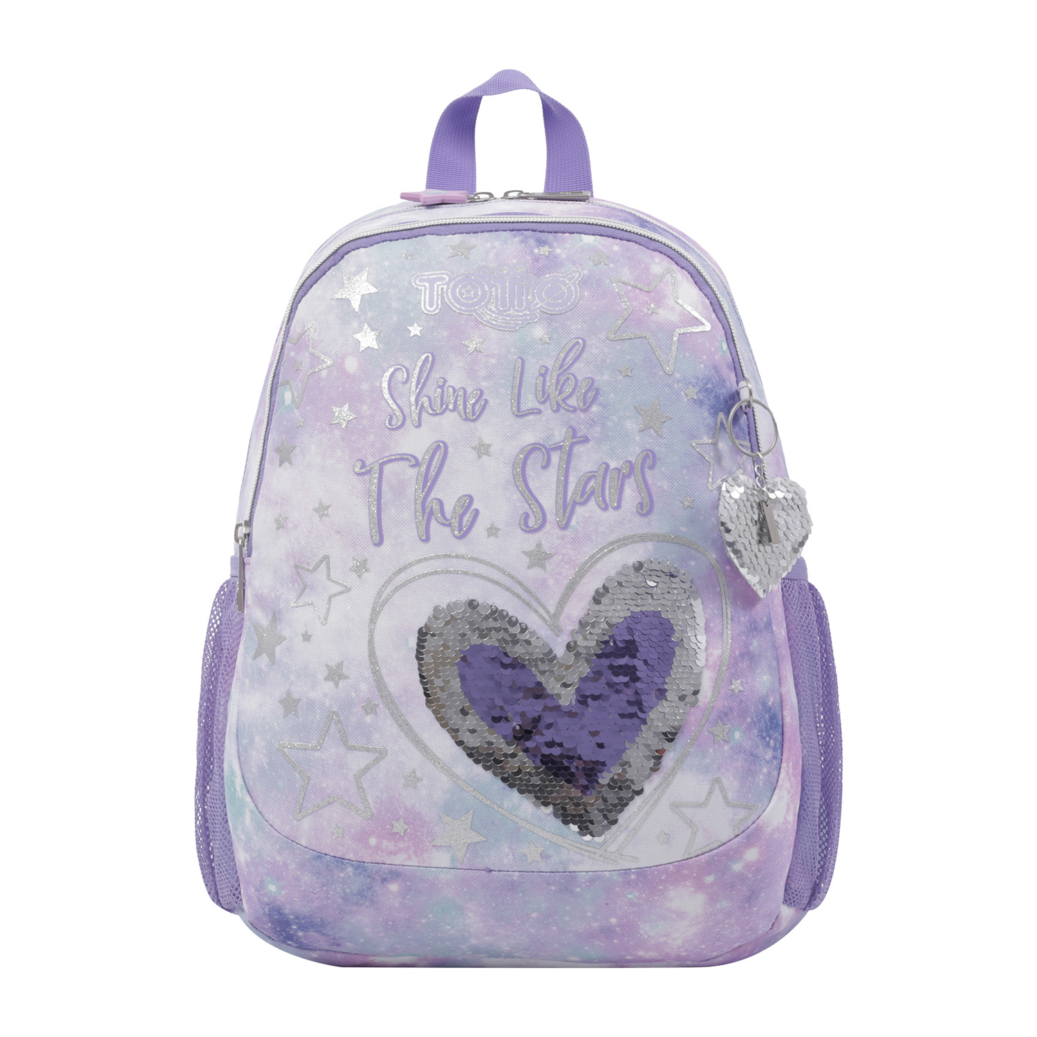 Mochila escolar pequeña - Shiny Heart