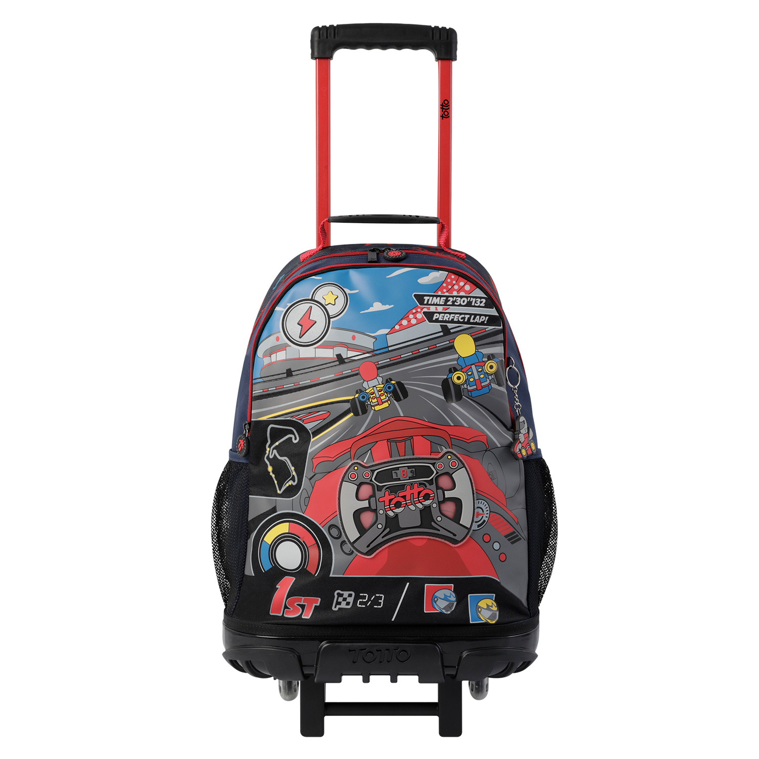 Mochila escolar grande con ruedas - Gokart