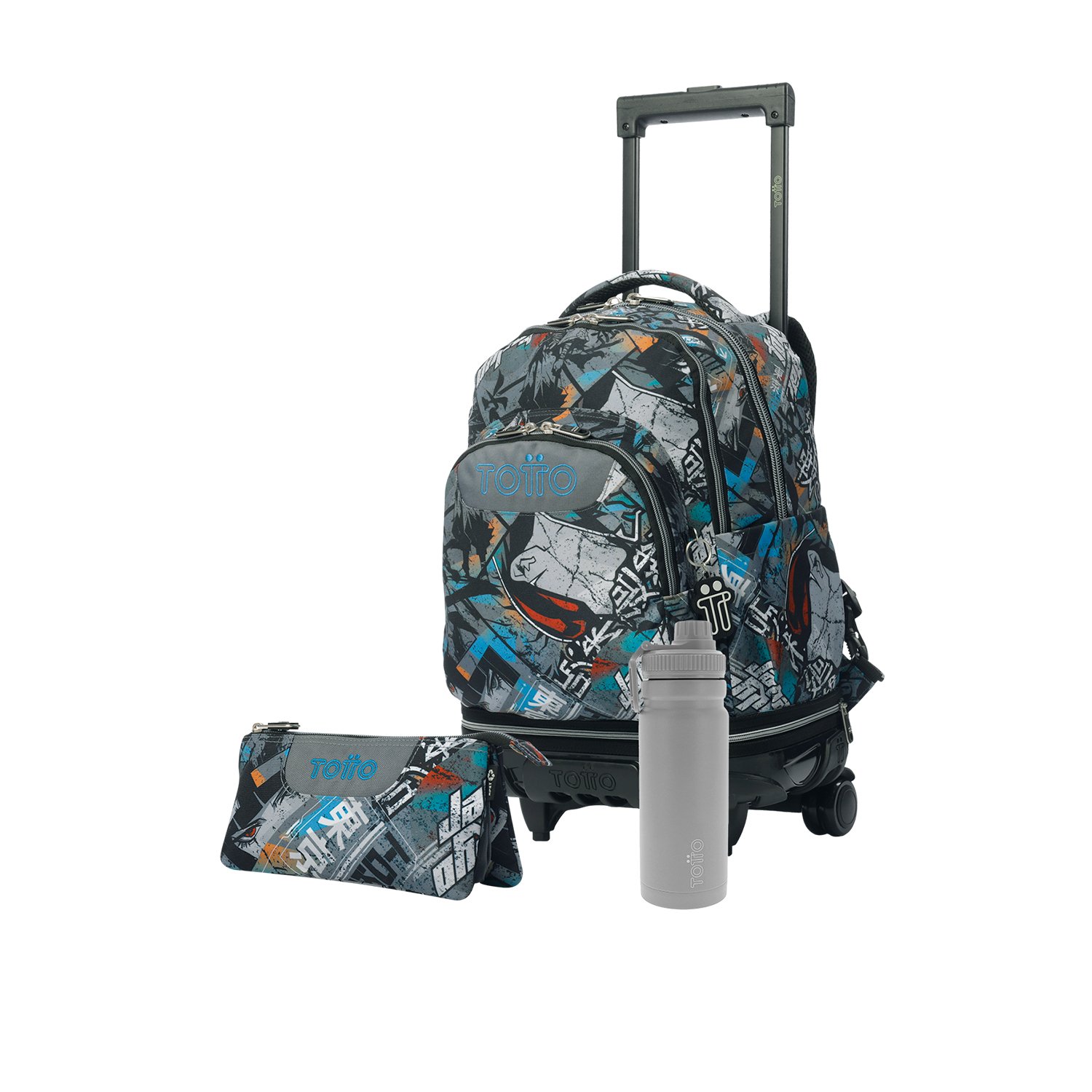 Pack Escolar Okubo X3 | Mochila de ruedas desmontable + 2 accesorios