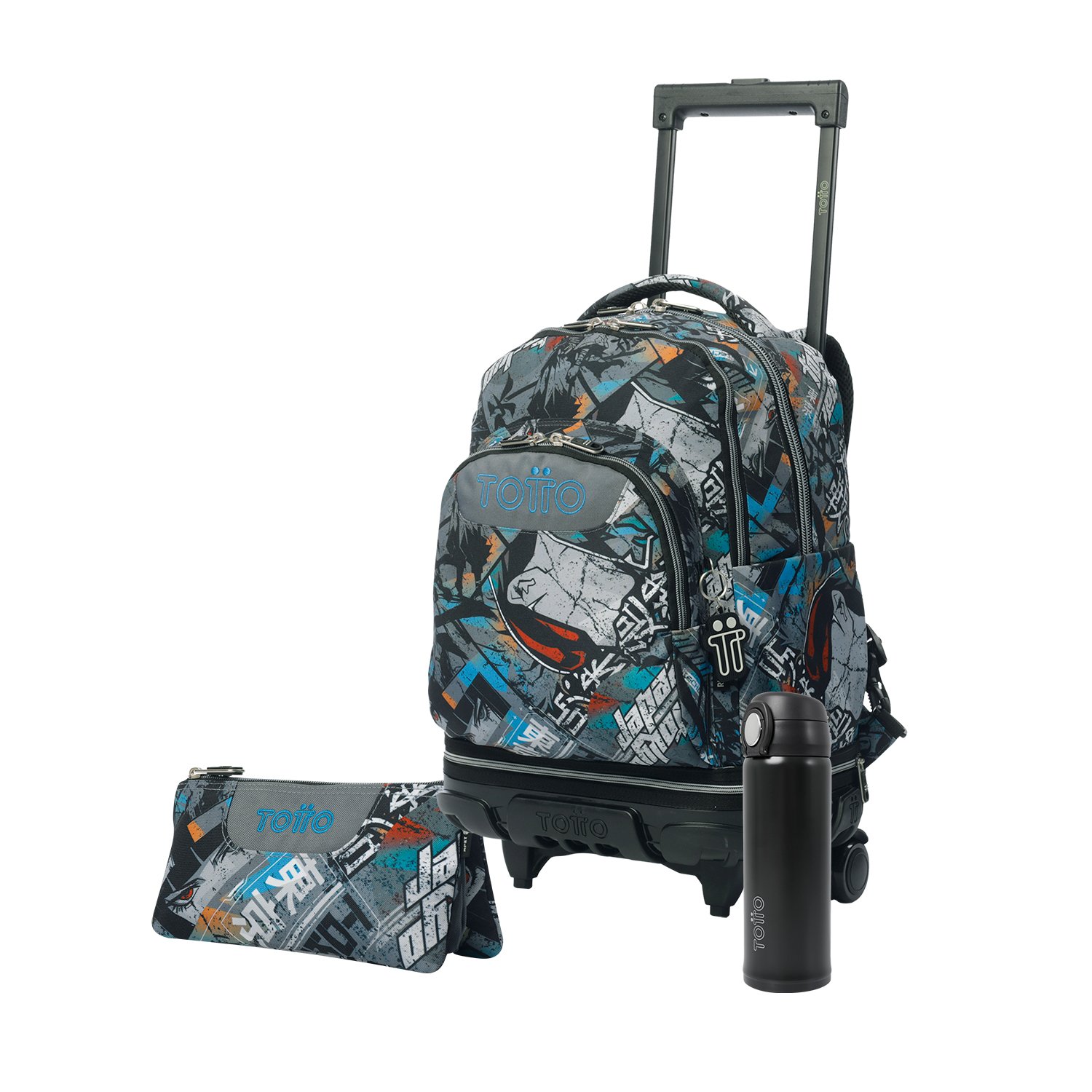 Pack Escolar Okubo X3 | Mochila de ruedas desmontable + 2 accesorios
