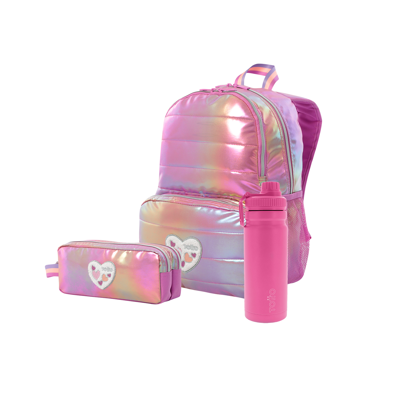 Pack Infantil Glowy X3 | Mochila M + 2 accesorios