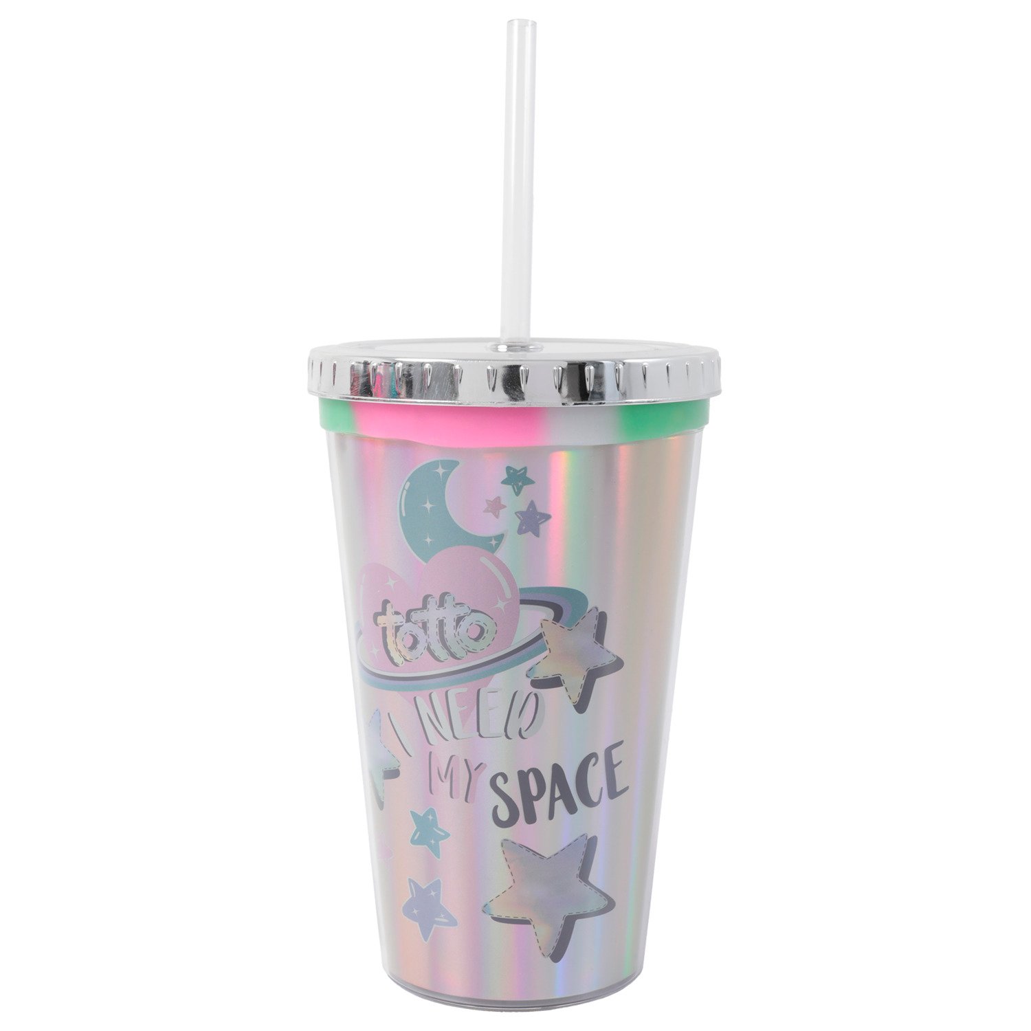 Vaso tornasolado - Pastel Galaxy