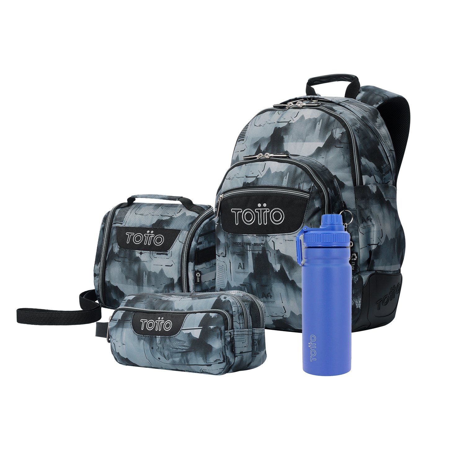 Pack Escolar Digital Hill X4 | Mochila + 3 accesorios