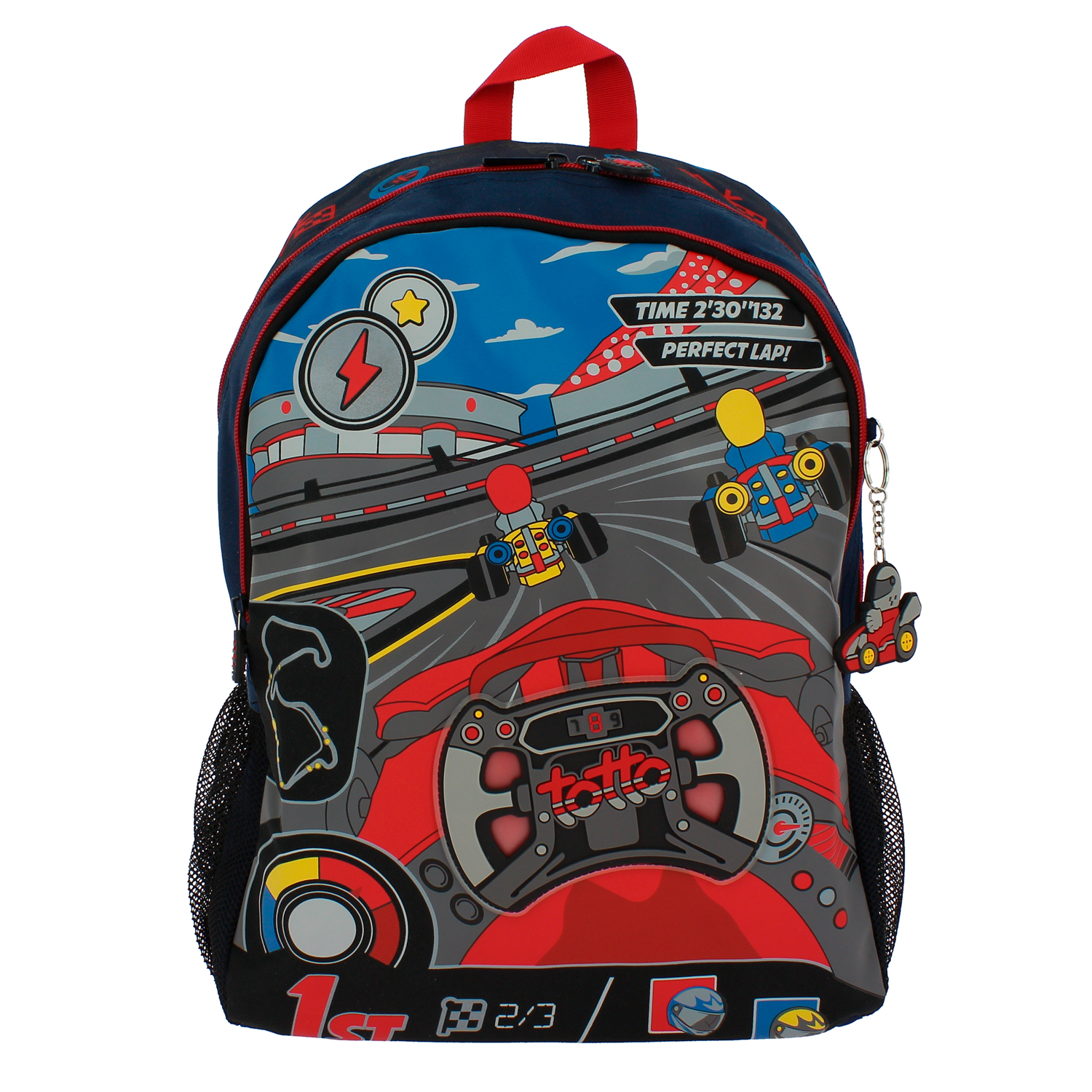 Mochila escolar grande - Gokart