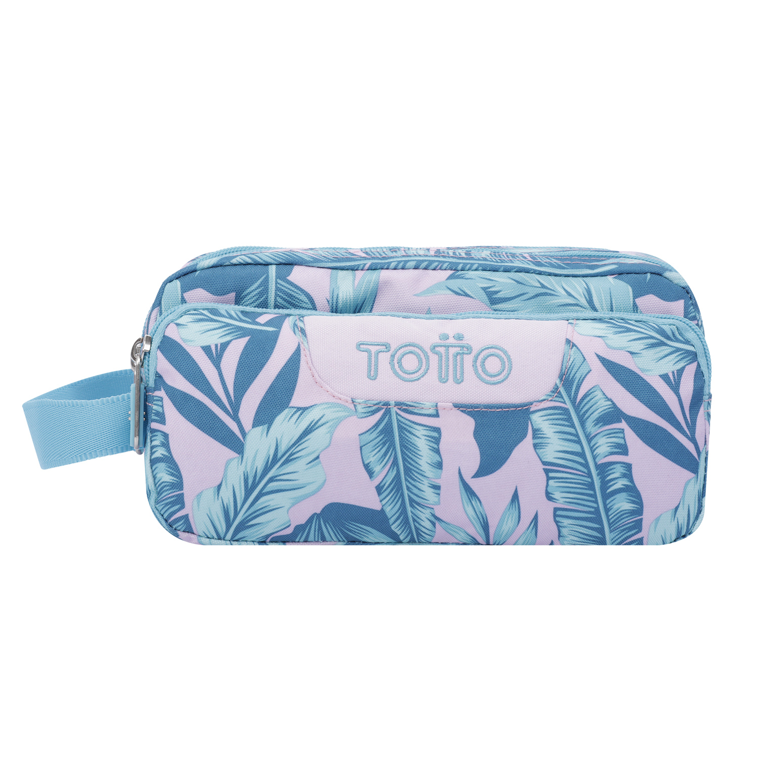 Estuche escolar tres compartimentos plantas tropicales - Agapec