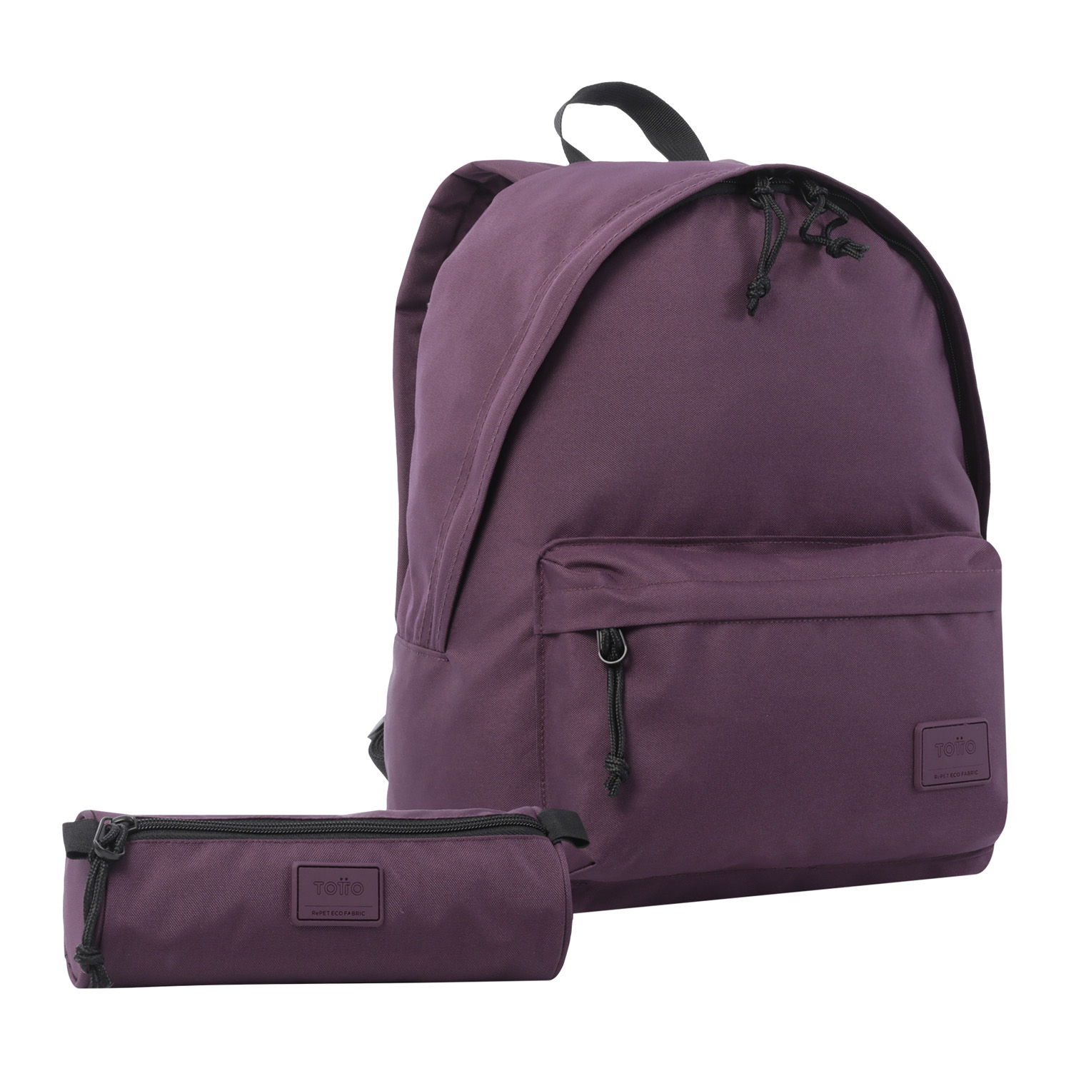 Pack mochila + estuche color morado - Kalex