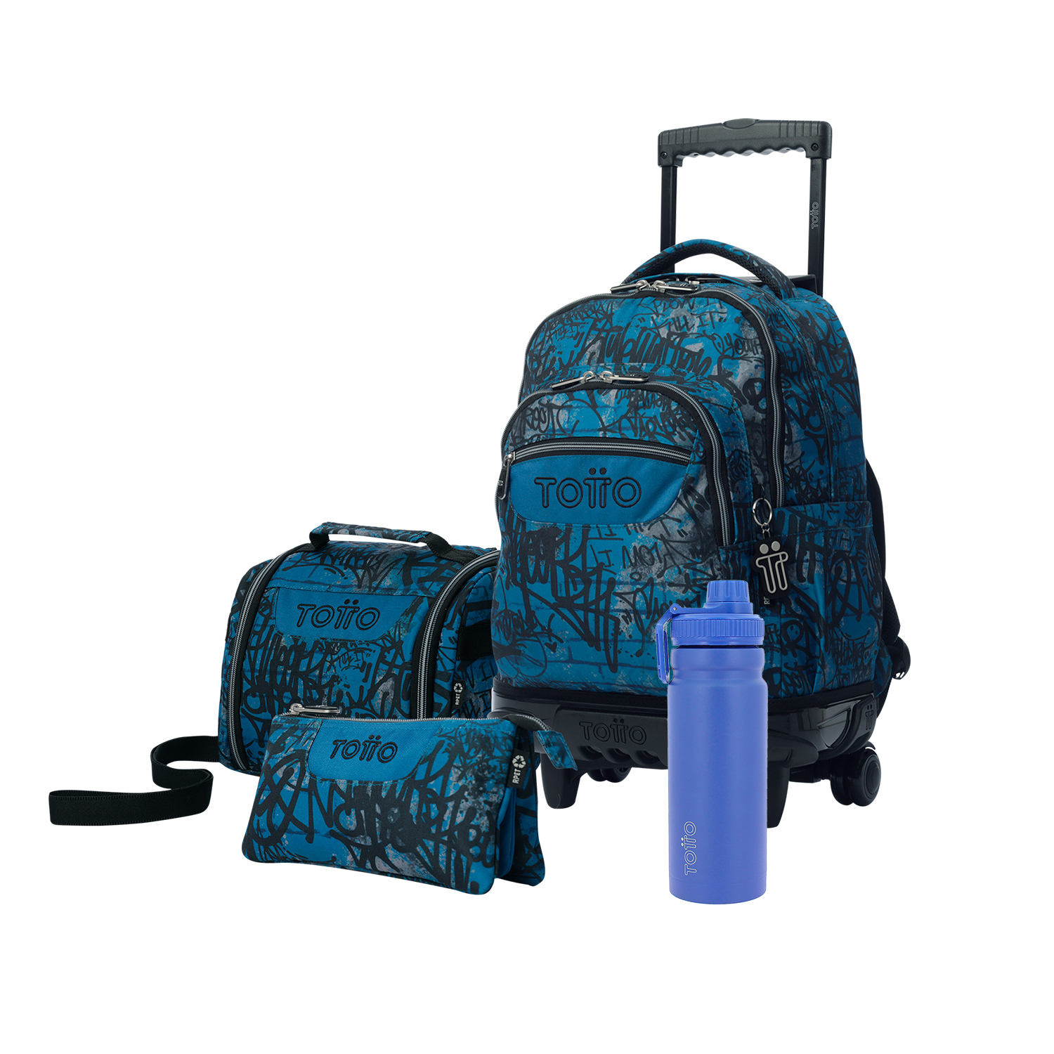Pack Escolar Urban Graph X4 | Mochila de ruedas + 3 accesorios