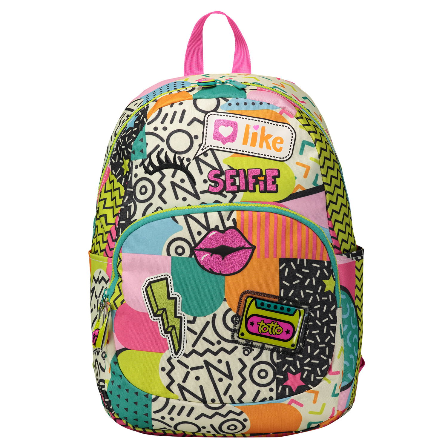 Mochila escolar mediana - #Like